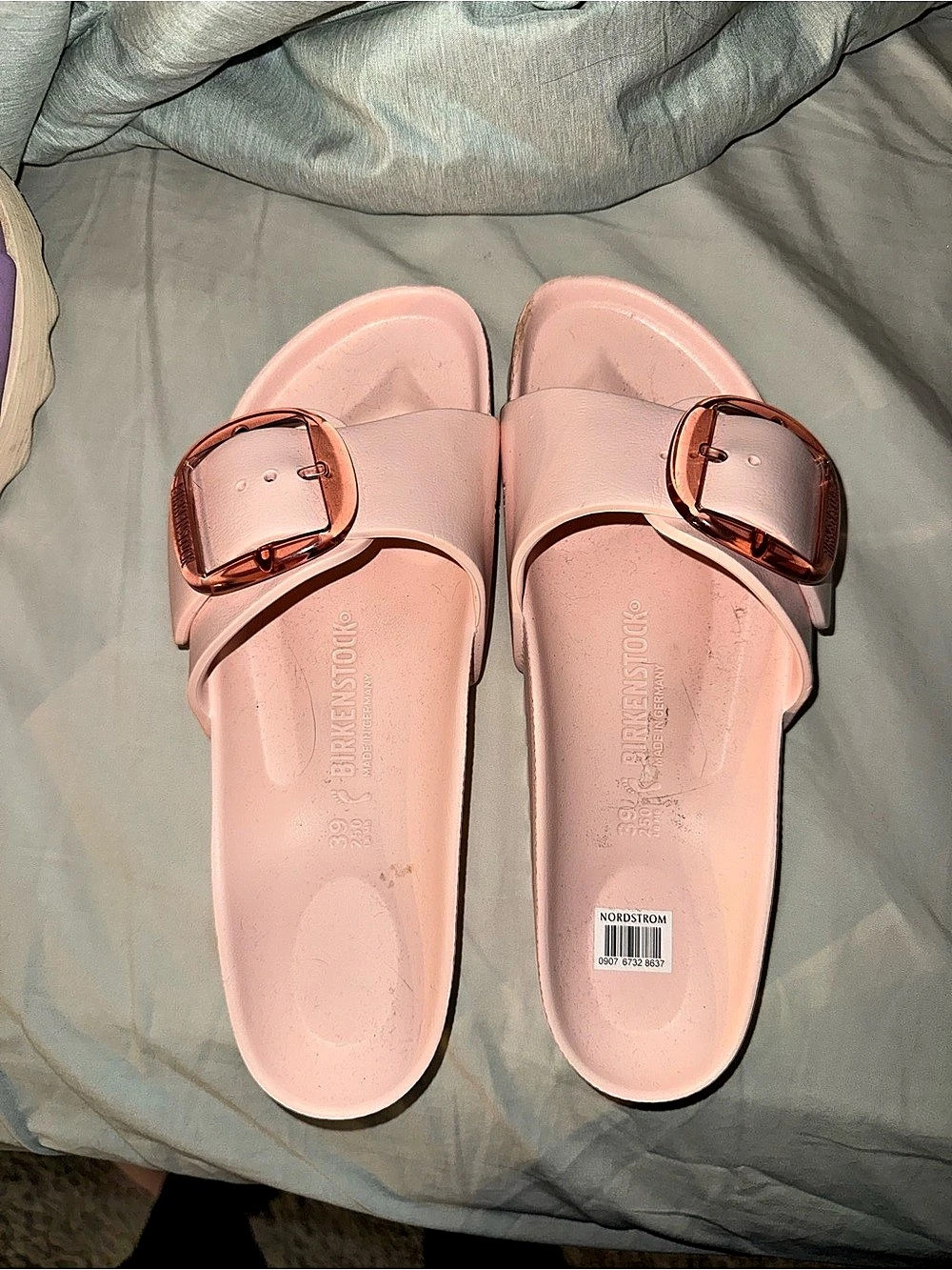 Birkenstock Madrid Big Buckle EVA Sandals in Pink